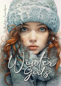 Winter Girls Malbuch für Erwachsene