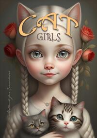 Cat Girls Malbuch für Erwachsene