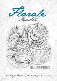 Florale Muster Zentangle Therapie Malbuch für Erwachsene