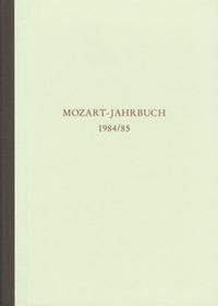 Mozart-Jahrbuch / 1984/85