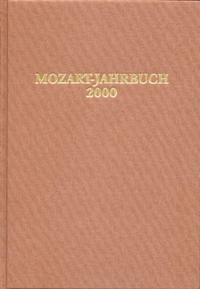 Mozart-Jahrbuch / Mozart-Jahrbuch 2000