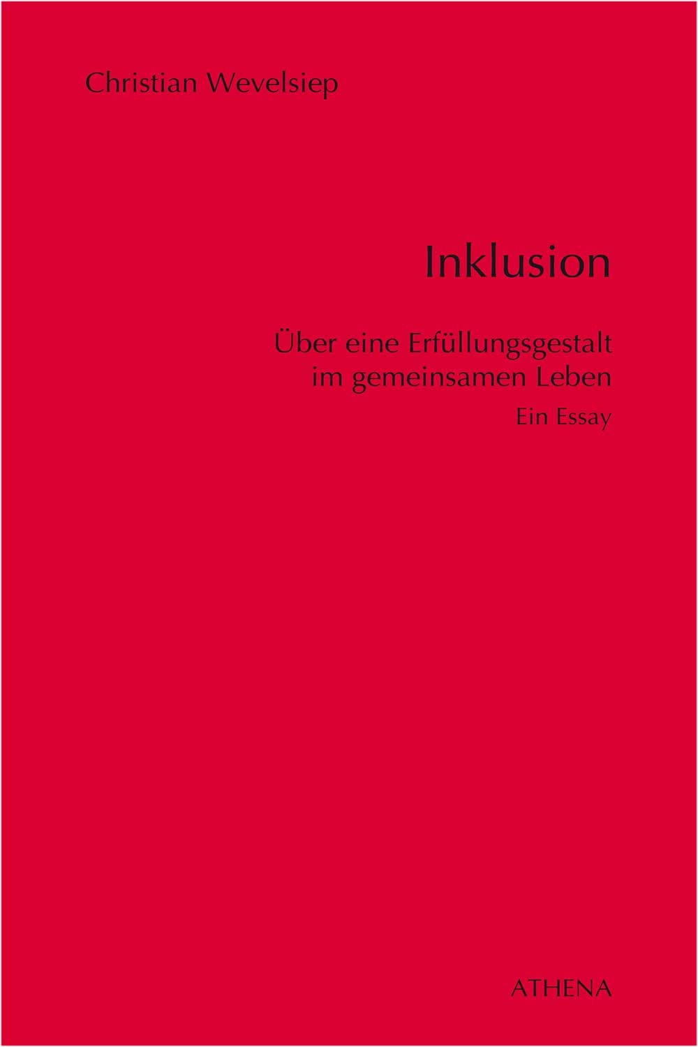 Cover-Abbildung für Inklusion (Softcover/Paperback) (99999---978-3-7639-6821-3)