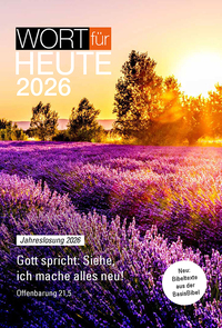 Cover-Abbildung für Wort für heute 2026 - Großdruck (Softcover/Paperback) (99999---978-3-7655-2796-8)
