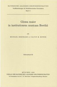 Glossa maior in institutionem musicam Boethii