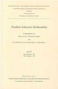 Traditio Iohannis Hollandrini Band II