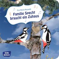 Familie Specht braucht ein Zuhaus. Mini-Bilderbuch.