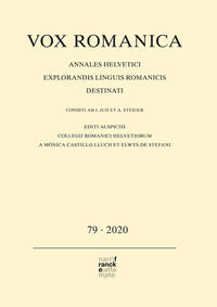 Vox Romanica 79 (2020)