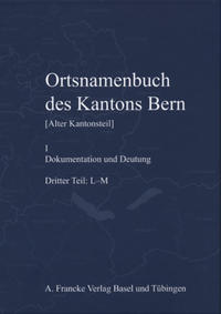 OrtsNamenbuch des Kantons Bern