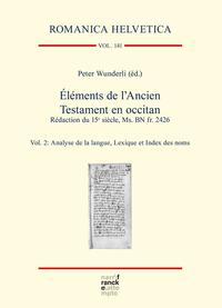 Éléments de lAncien Testament en occitan. Rédaction du 15e siècle, Ms. BN fr. 2426