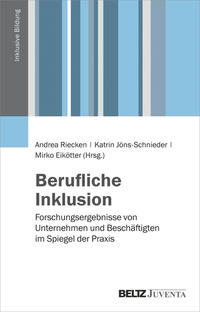 Cover-Abbildung für Berufliche Inklusion (Softcover/Paperback) (99999---978-3-7799-3375-5)