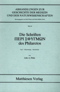 Die Schriften Peri Sphygmon des Philaretos