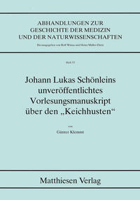 Johann Lukas Schönleins unveröffentlichtes Vorlesungsmanuskript über den 