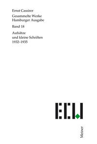 Aufsätze und kleine Schriften 1932–1935