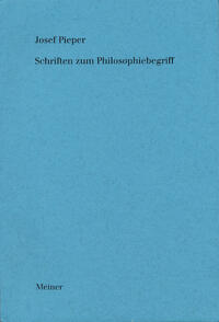 Schriften zum Philosophiebegriff