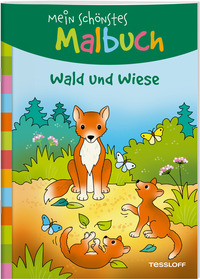 Cover-Abbildung für Mein schönstes Malbuch. Wald und Wiese (99999---978-3-7886-4554-0)
