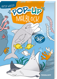 Cover-Abbildung für Pop-up Malblock. Unter Wasser (Softcover/Paperback) (99999---978-3-7886-4720-9)