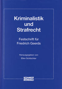 Kriminalistik und Strafrecht