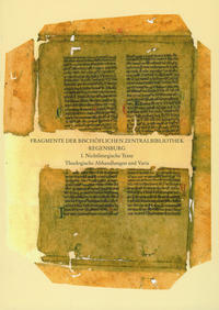 Fragmente der Bischöflichen Zentralbibliothek Regensburg