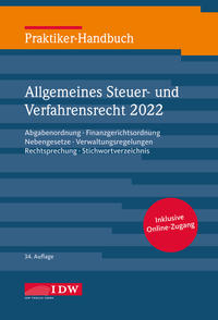 Praktiker-Handbuch Allgemeines Steuer-und Verfahrensrecht 2022