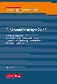Veranlagungshandbuch Einkommensteuer 2023,75.A.