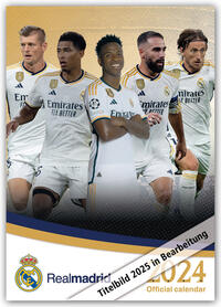 Real Madrid 2025 – A3-Posterkalender – Original Danilo-Kalender [Mehrsprachig] [Kalender]