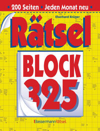 Rätselblock 325 (5 Exemplare à 2,99 €)