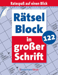 Rätselblock in großer Schrift 122 (5 Exemplare à 2,99 €)