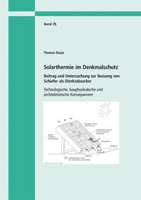 Solarthermie im Denkmalschutz.Beitrag und Untersuchung zur Nutzung von Schiefer als Direktabsorber