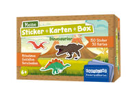 Meine Sticker + Karten + Box - Dinosaurier