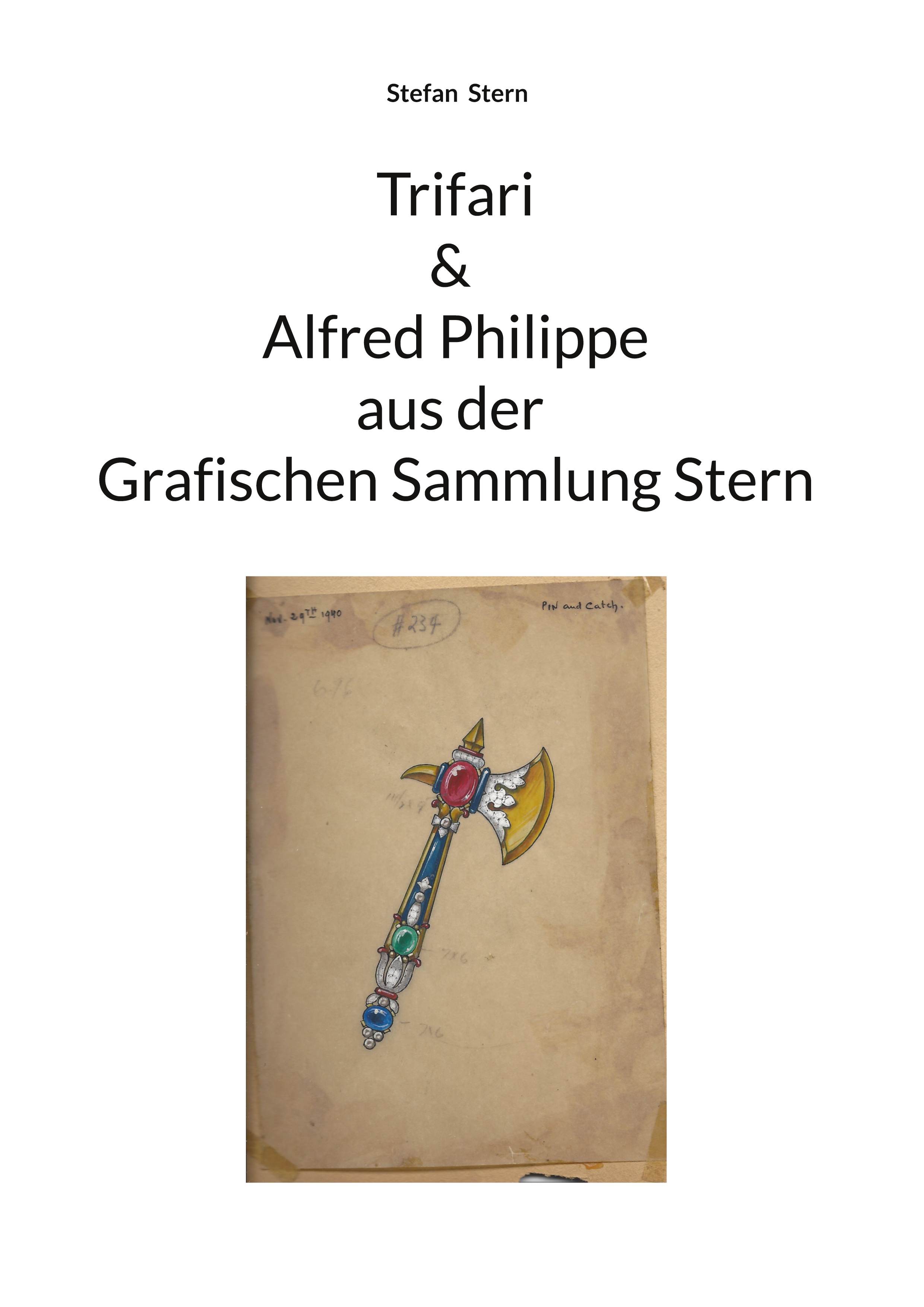 Cover-Abbildung für Entwurfszeichnungen Trifari & Alfred Philippe (Hardcover) (99999---978-3-8192-1298-7)