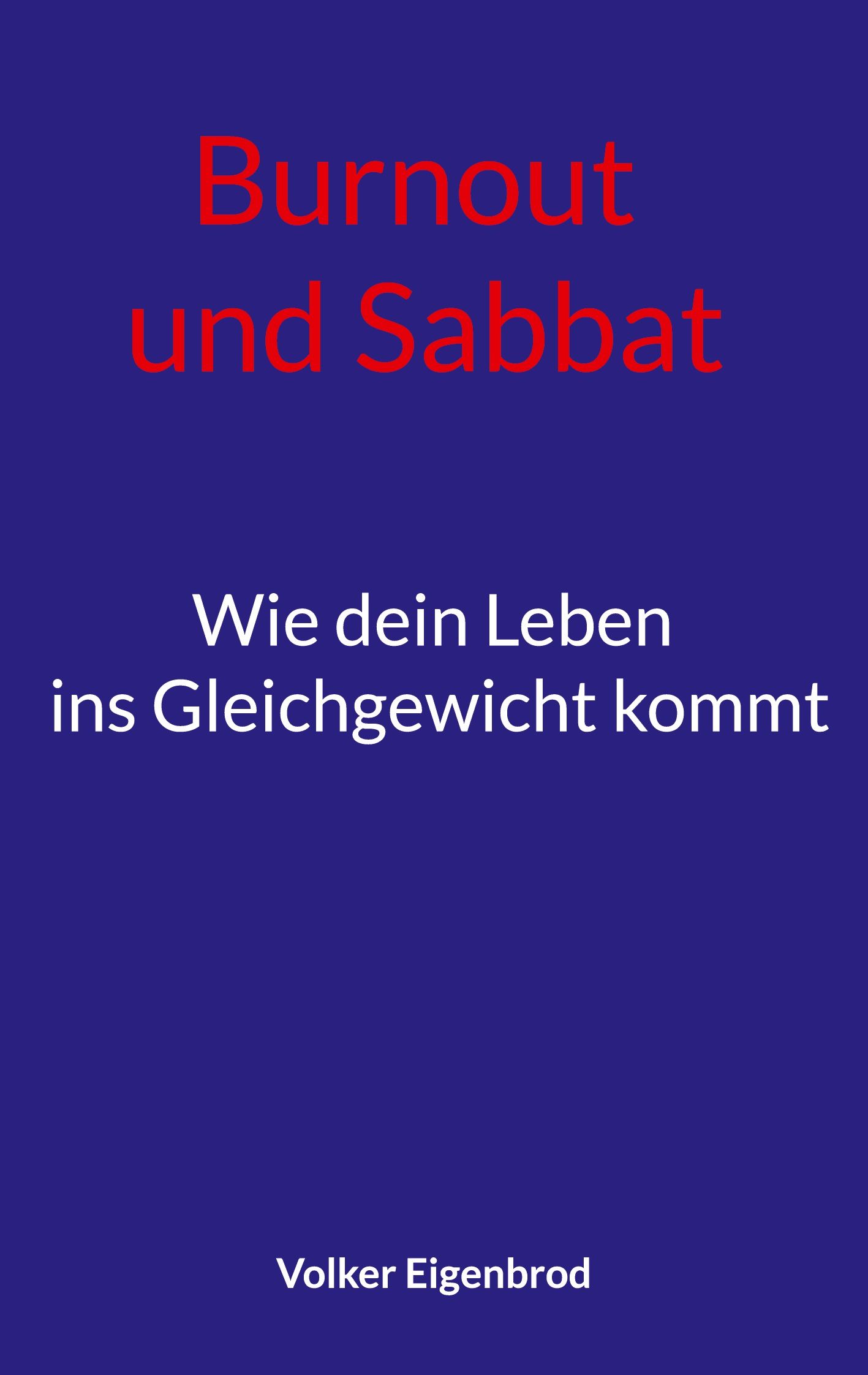 Cover-Abbildung für Burnout und Sabbat (Softcover/Paperback) (99999---978-3-8192-3203-9)