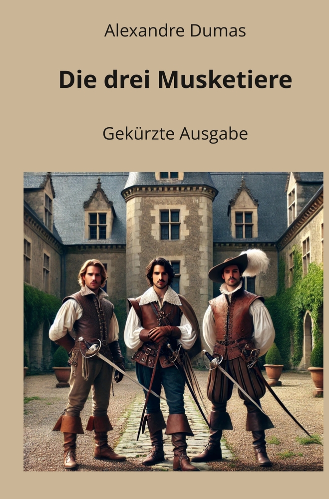 Cover-Abbildung für Die drei Musketiere - Gekürzte Ausgabe (Softcover/Paperback) (99999---978-3-8194-5726-5)