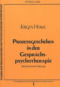 Prozessgeschehen in der Gesprächspsychotherapie