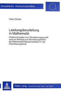 Leistungsbeurteilung in Mathematik