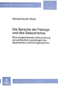 SPRACHE DER FALANGE UND D. SALAZARISMUS