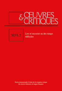 OEUVRES & CRITIQUES, XLVI, 2