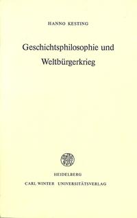 Geschichtsphilosophie und Weltbürgerkrieg