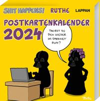 Shit happens! Postkartenkalender 2024