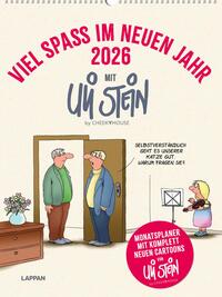 Viel Spaß im neuen Jahr 2026 mit Uli Stein by CheekYmouse: Monatsplaner mit komplett neuen Cartoons