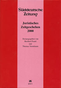 Juristisches Zeitgeschehen 2000 in der Süddeutschen Zeitung