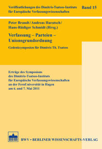 Verfassung - Parteien - Unionsgrundordnung - Cover