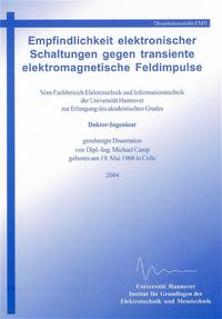 Empfindlichkeit elektronischer Schaltungen gegen transiente elektromagnetische Feldimpulse