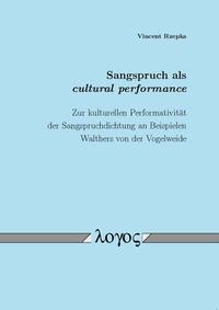 Sangspruch als cultural performance