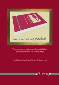 Ceci n'est pas une festschrift
