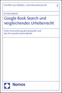 Google Book Search und vergleichendes Urheberrecht