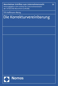 Die Korrekturvereinbarung