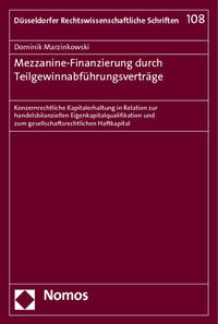 Mezzanine-Finanzierung durch Teilgewinnabführungsverträge