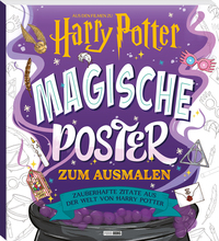 Cover-Abbildung für Aus den Filmen zu Harry Potter: Magische Poster zum Ausmalen - Zauberhafte Zitate aus der Welt von Harry Potter (Softcover/Paperback) (99999---978-3...