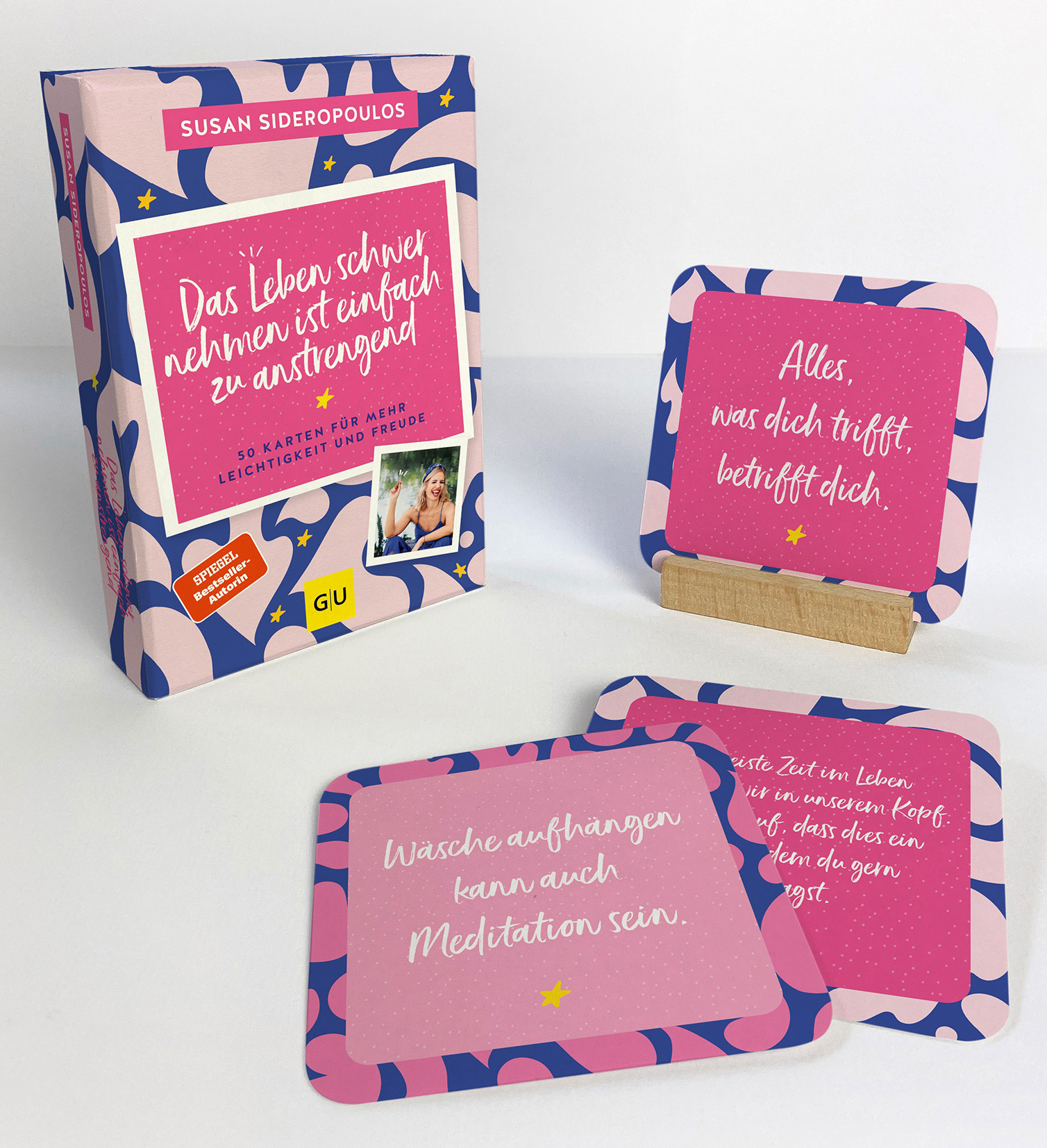 Cover-Abbildung für Das Leben schwer nehmen ist einfach zu anstrengend - Das Kartenset zum SPIEGEL Bestseller (99999---978-3-8338-9933-1)