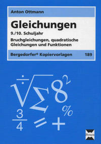 Gleichungen - 9./10. Klasse